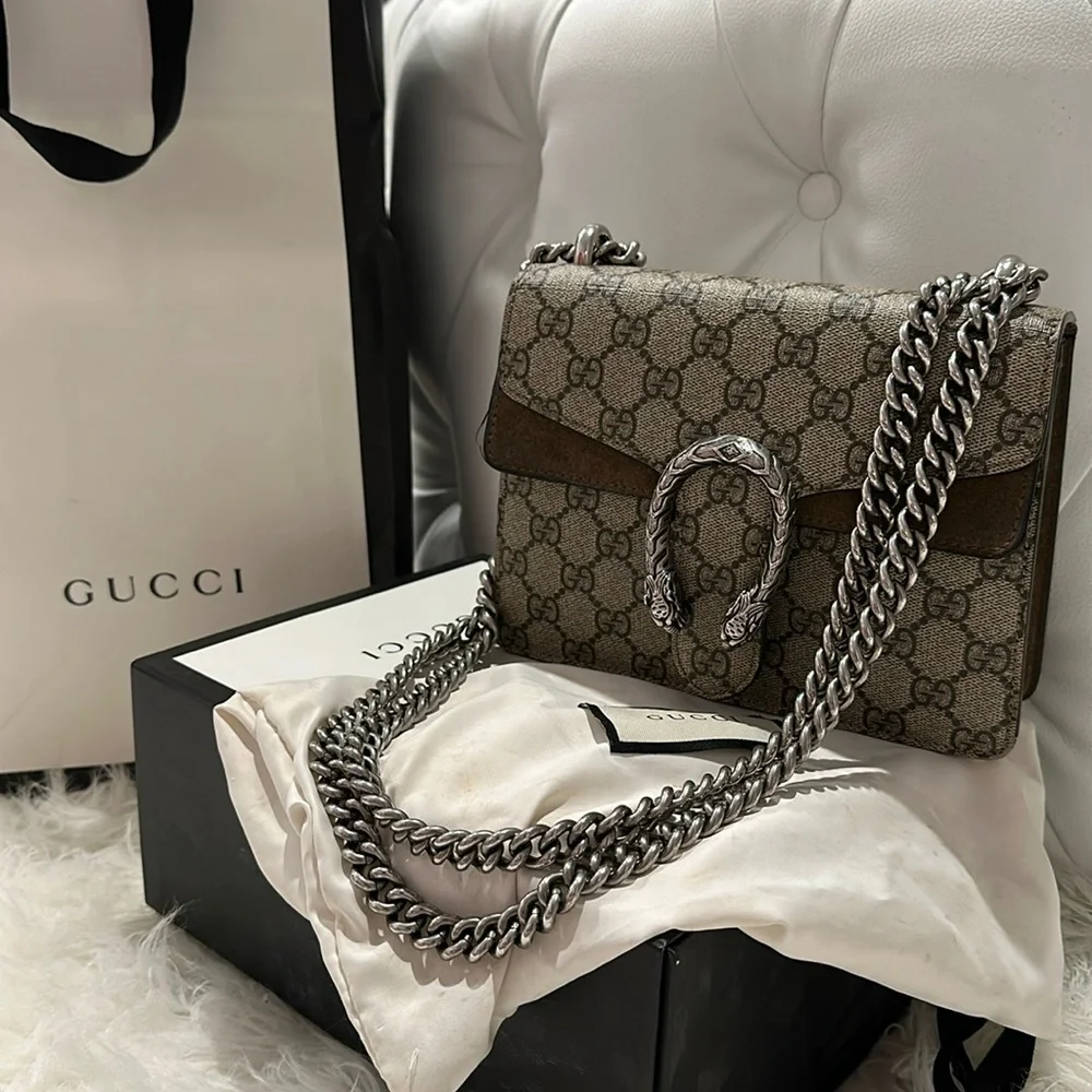 -AUTHENTIC DIONYSUS GG SUPREME MINI BAG Price firm - Picture 1 of 5